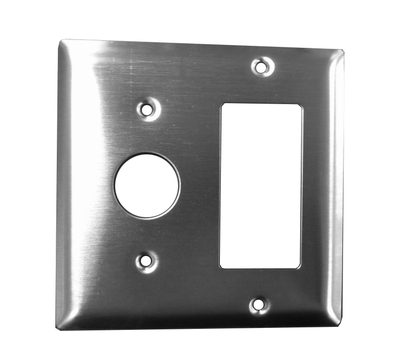 Amba AR-DGP-B- Radiant Double Gang Plate | FaucetExpress.ca