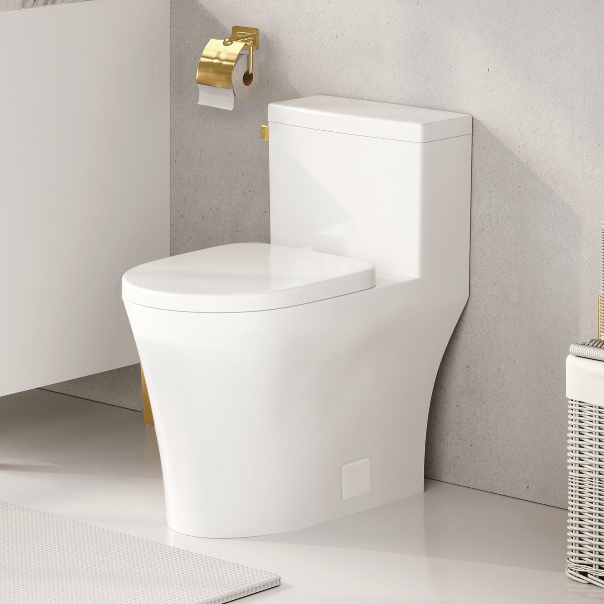 Icera C-6690.01- MUSE II One-Piece Toilet, Side-Mount Lever - FaucetExpress.ca