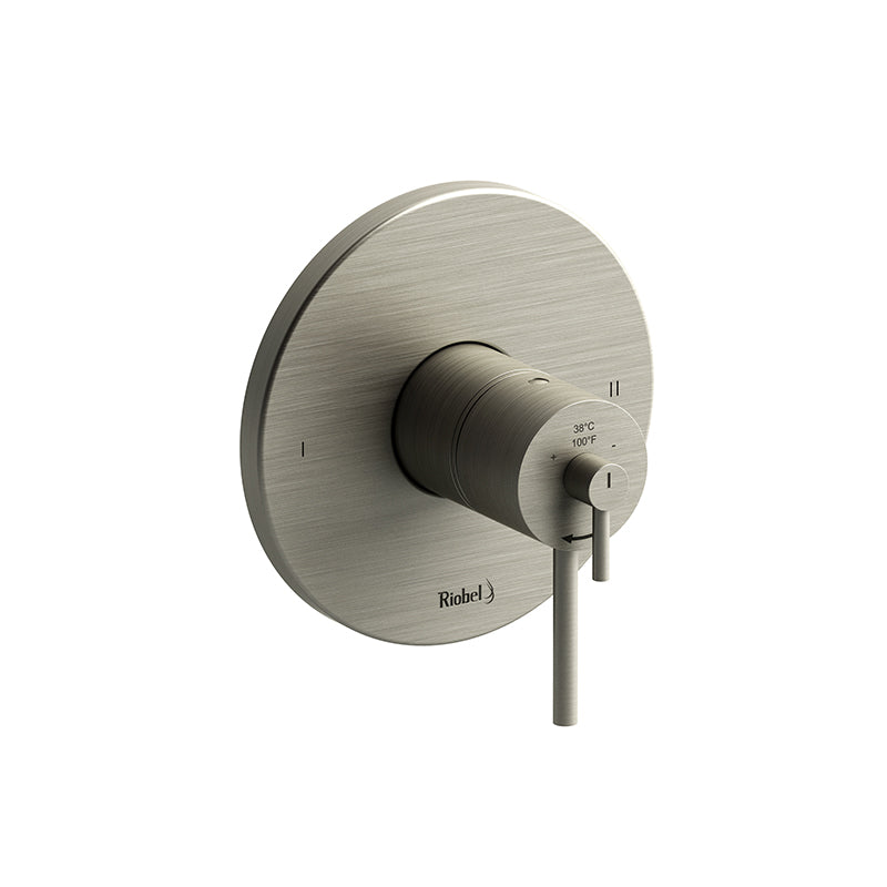 Riobel CSTM44BN- 2-way no share Type T/P (thermostatic/pressure balance) coaxial complete valve | FaucetExpress.ca