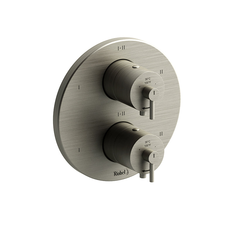 Riobel TCSTM46BN- 4-way Type T/P (thermostatic/pressure balance) coaxial valve trim | FaucetExpress.ca
