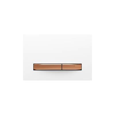 Geberit 115.670.11.2- Geberit actuator plate Sigma50 for dual flush, metal colour red gold: red gold, white - FaucetExpress.ca