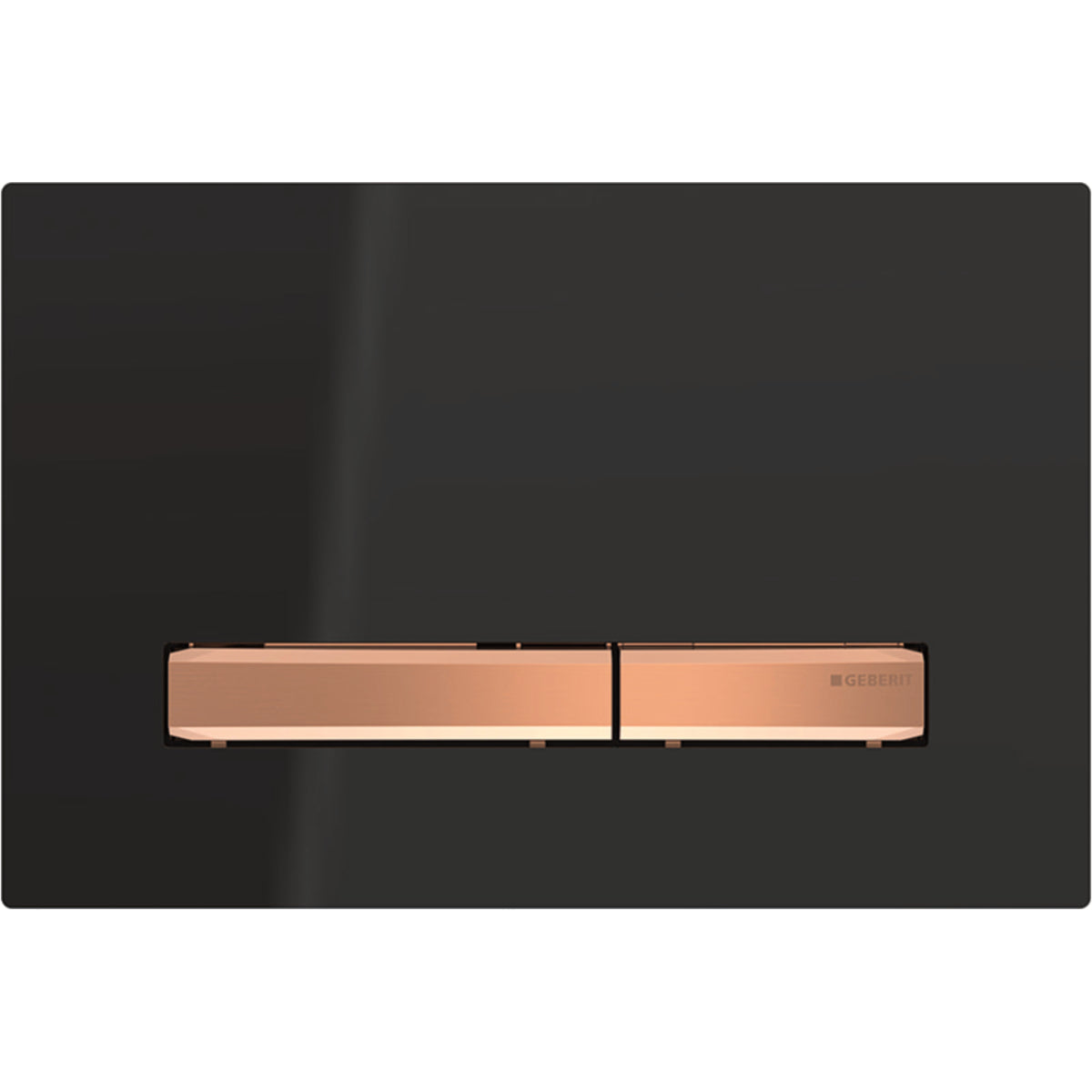 Geberit 115.670.DW.2- Geberit actuator plate Sigma50 for dual flush, metal colour red gold: red gold, black - FaucetExpress.ca