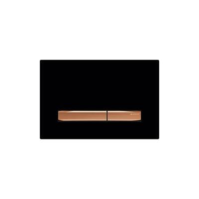 Geberit 115.670.DW.2- Geberit actuator plate Sigma50 for dual flush, metal colour red gold: red gold, black - FaucetExpress.ca