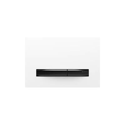 Geberit 115.671.11.2- Geberit actuator plate Sigma50 for dual flush, metal colour black chrome: black chrome, white - FaucetExpress.ca