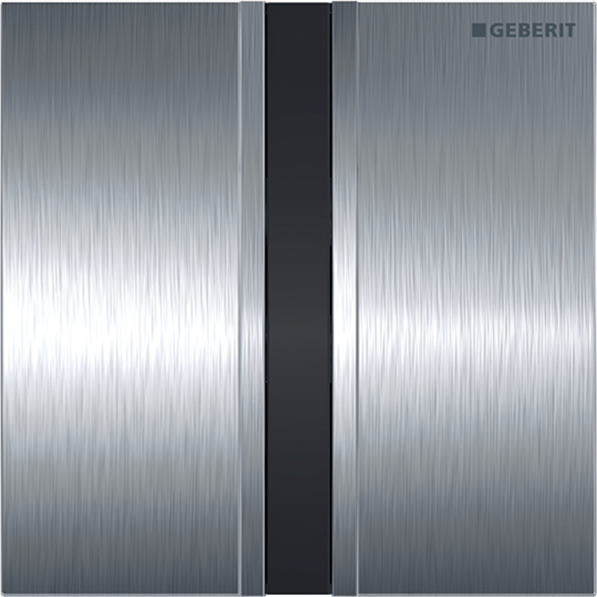Geberit 116.026.GH.1- Geberit urinal flush control with electronic flush actuation, mains operation, cover plate type 50: chrome-plated, brushed - FaucetExpress.ca