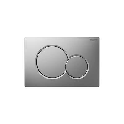 Geberit 115.770.JQ.5- Geberit actuator plate Sigma01 for dual flush: matt chrome-coated, easy-to-clean coated - FaucetExpress.ca