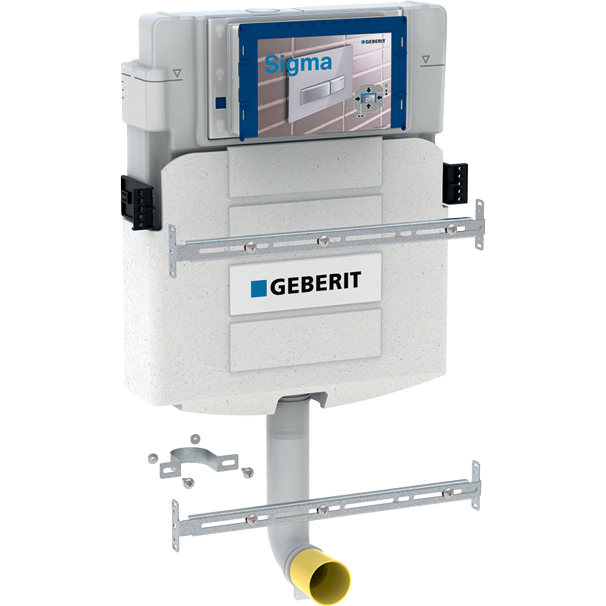 Geberit 109.307.00.5- Geberit Sigma concealed cistern 12 cm, 4.8 / 3 litres - FaucetExpress.ca