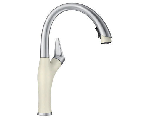 Blanco 403773 - Artona Pull-Down Dual Spray Faucet Stainless Steel/Biscuit