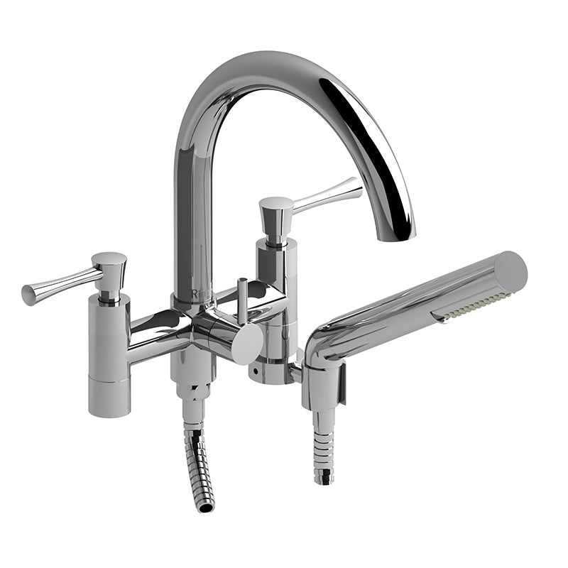 Riobel ED06LC- 6" tub filler with hand shower | FaucetExpress.ca