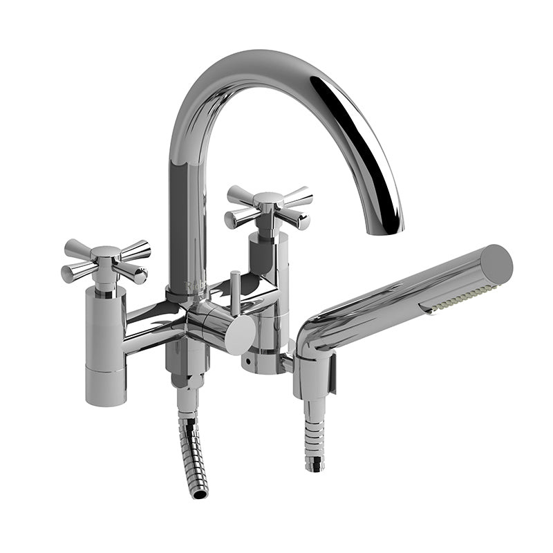 Riobel ED06+C- 6" tub filler with hand shower | FaucetExpress.ca