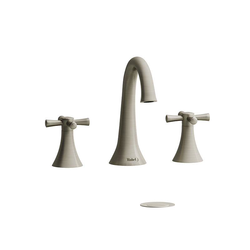 Riobel ED08+BN- 8" lavatory faucet | FaucetExpress.ca