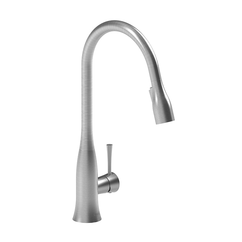 Riobel ED101SS- Edge kitchen faucet with spray | FaucetExpress.ca