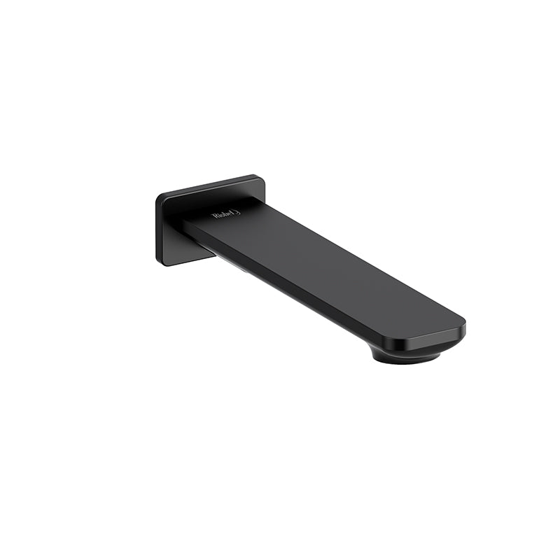 Riobel EQ80BK- Wall-mount tub spout | FaucetExpress.ca