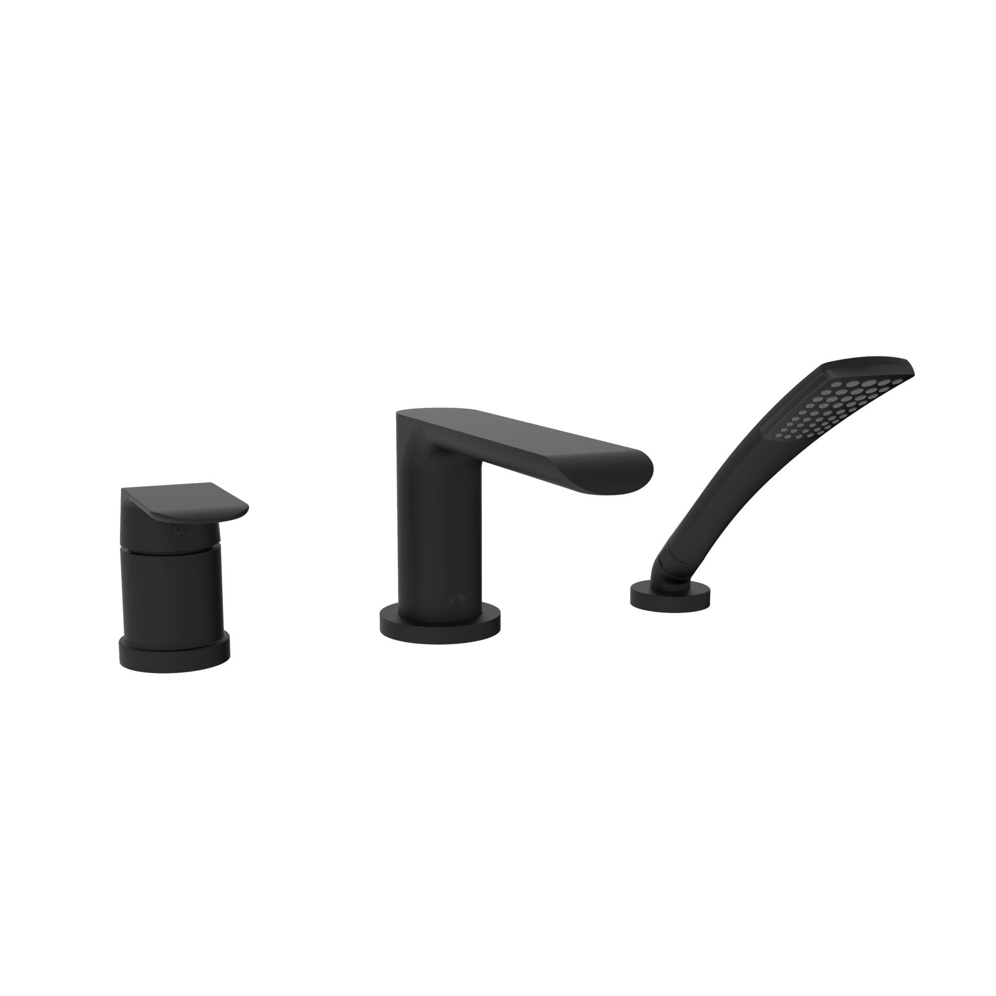 Bélanger KAR43TMB- Kara 3 Hole Roman Bathtub Faucet Trim W/Integrated Diverter ** Valve Required