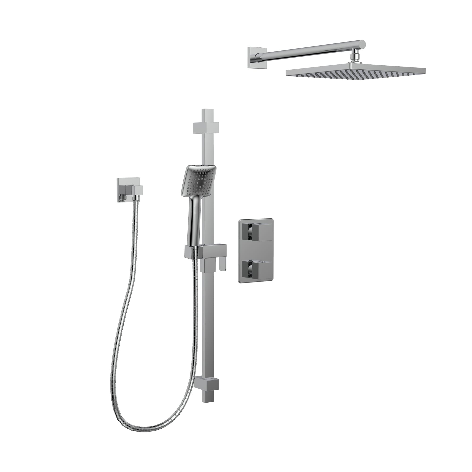 Bélanger KIT-AXO140TS2TCP- Axo Shower Trim Kit With 2-Way Thermostatic Valve Trim, Hand Shower & Wm Rain Shower Head *Valve Required