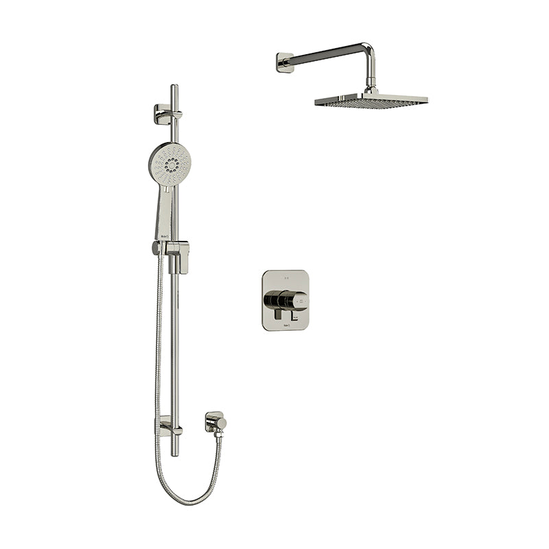 Riobel KIT#323SAPN- Type T/P (thermostatic/pressure balance) ½" coaxial 2-way system with hand shower and shower head | FaucetExpress.ca