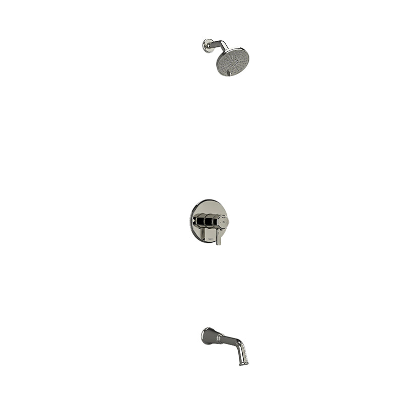 Riobel KIT#4744MMRDJPN- Type T/P (thermostatic/pressure balance) ½" coaxial 2-way no share with shower head and tub spout | FaucetExpress.ca