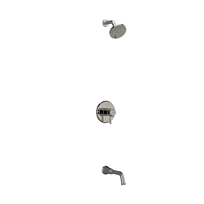 Riobel KIT#4744MMRDLPN- Type T/P (thermostatic/pressure balance) ½" coaxial 2-way no share with shower head and tub spout | FaucetExpress.ca