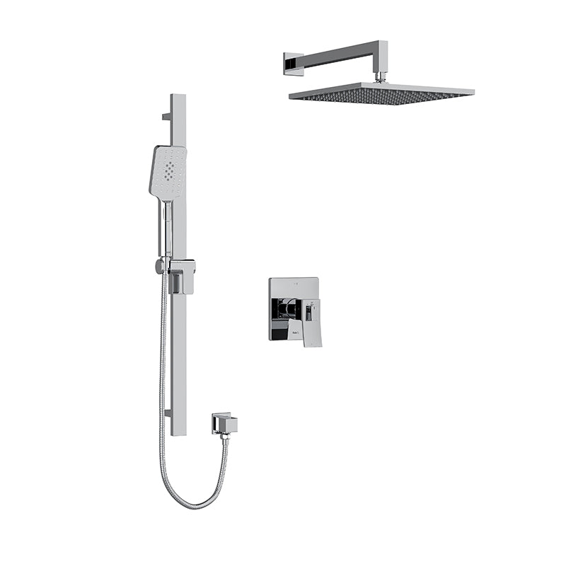 Riobel KIT#5123C- Type T/P (thermostatic/pressure balance) ½" coaxial 2-way system with hand shower and shower head | FaucetExpress.ca