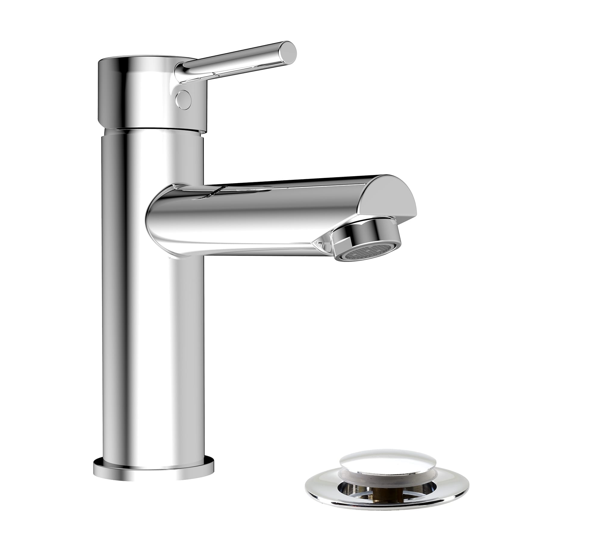 Bélanger MET22CP2- Metro Single Hole Lavatory Sink Faucet W/Presto Pop-Up Drain