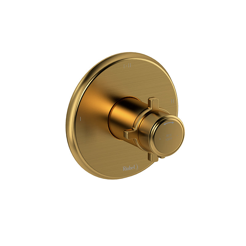 Riobel TMMRD23+BG- 2-way Type T/P (thermostatic/pressure balance) coaxial valve trim | FaucetExpress.ca