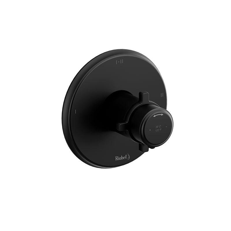 Riobel TMMRD23+BK- 2-way Type T/P (thermostatic/pressure balance) coaxial valve trim | FaucetExpress.ca