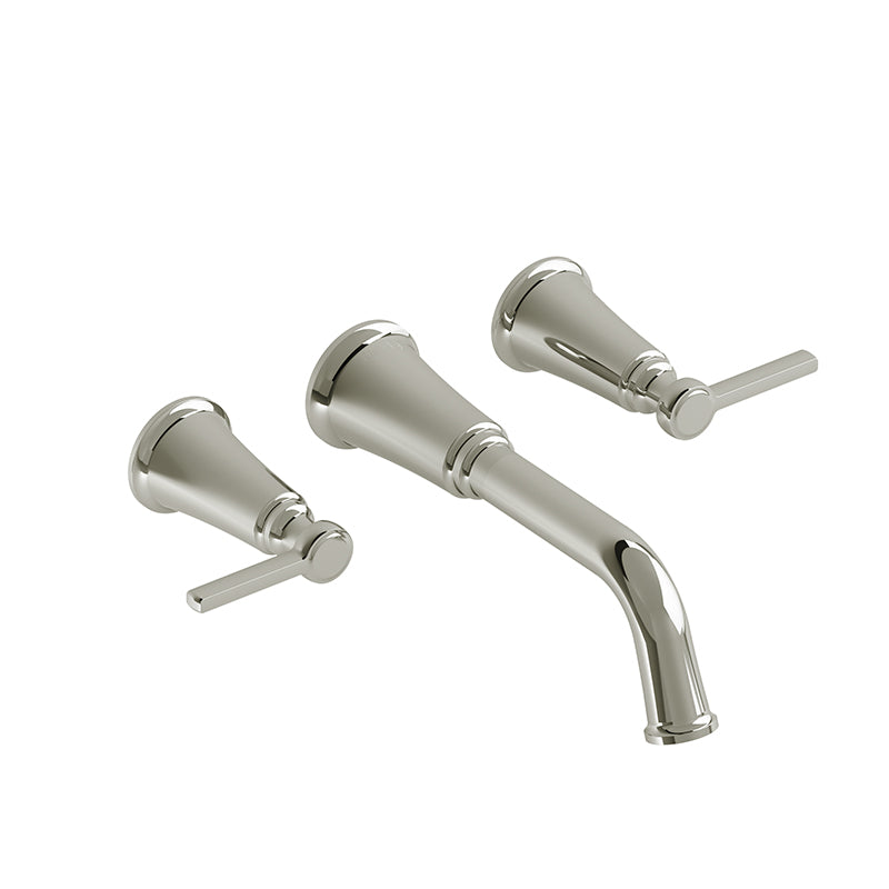 Riobel MMSQ03LPN- 8" wall-mount lavatory faucet | FaucetExpress.ca