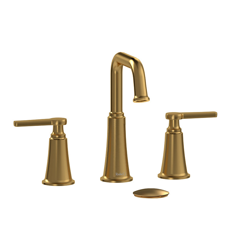 Riobel MMSQ08JBG- 8" lavatory faucet | FaucetExpress.ca