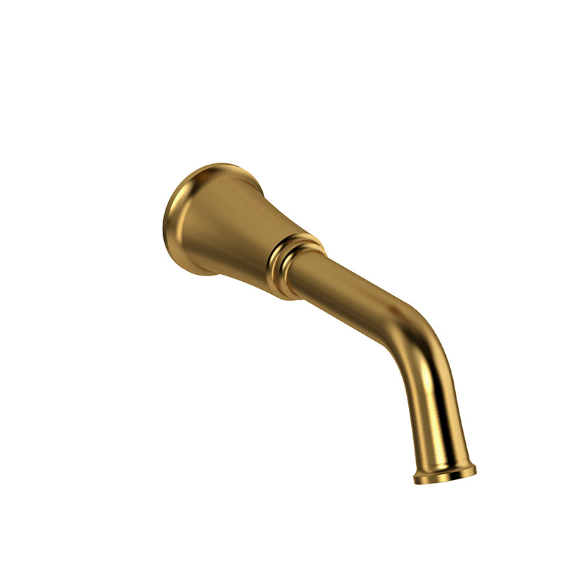 Riobel MMSQ80BG- Wall-mount tub spout | FaucetExpress.ca