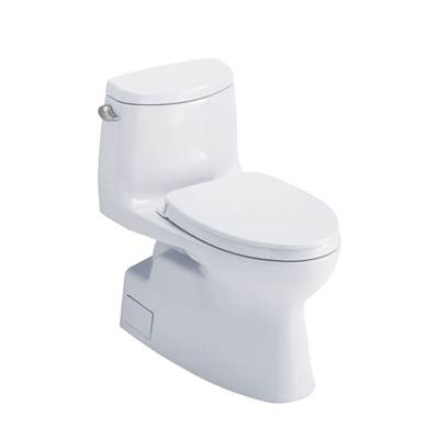 Toto MS614124CEFG#01- Carlyle II One-Piece Toilet, 1.28 GPF, Cotton - FaucetExpress.ca