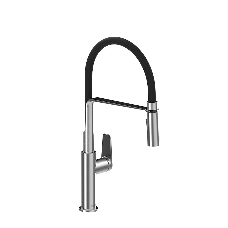 Riobel MY101SS- Mythic kitchen faucet with spray | FaucetExpress.ca