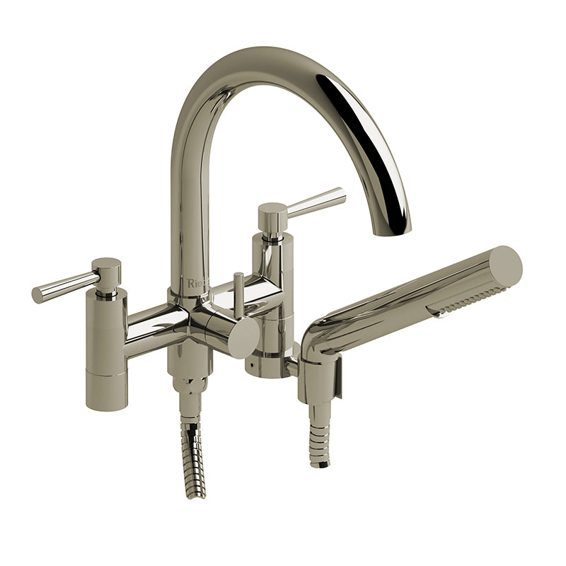 Riobel PA06LPN- 6" tub filler with hand shower | FaucetExpress.ca
