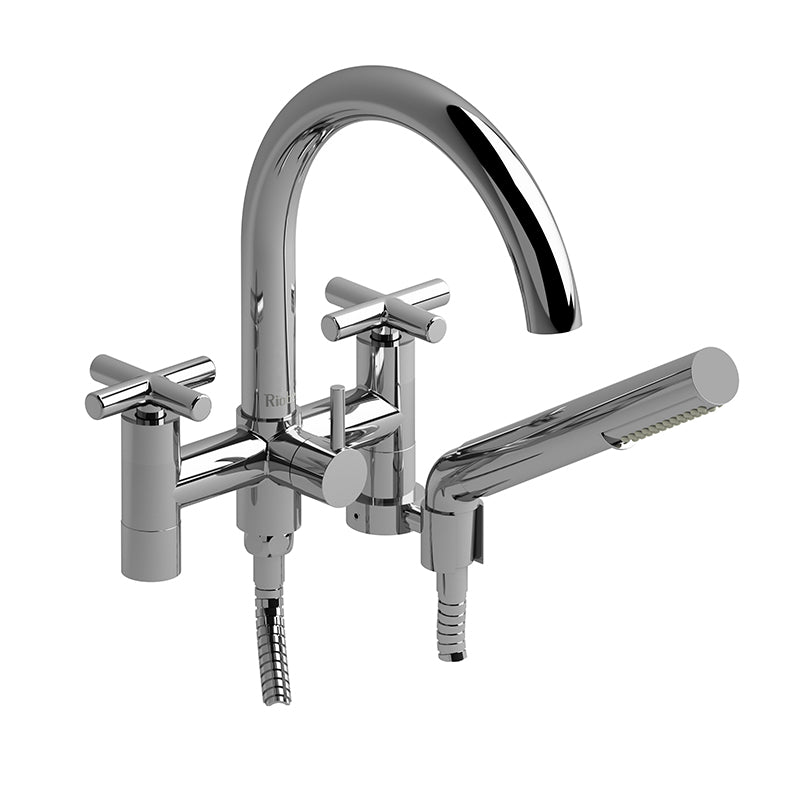 Riobel PA06+C- 6" tub filler with hand shower | FaucetExpress.ca