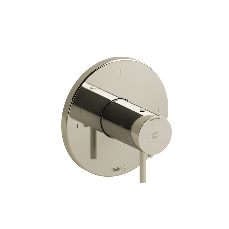 Riobel TPATM23PN- 2-way Type T/P (thermostatic/pressure balance) coaxial valve trim | FaucetExpress.ca