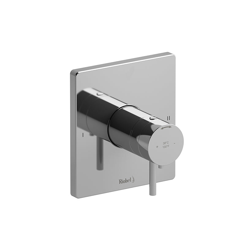 Riobel TPATQ44C- 2-way no share Type T/P (thermostatic/pressure balance) coaxial valve trim | FaucetExpress.ca