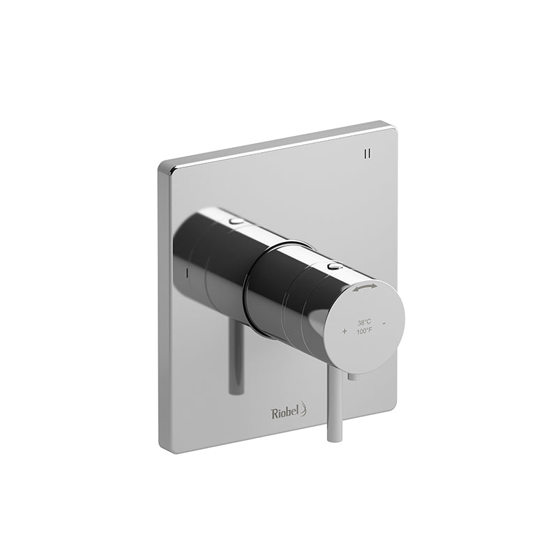 Riobel TPATQ45C- 3-way Type T/P (thermostatic/pressure balance) coaxial valve trim | FaucetExpress.ca