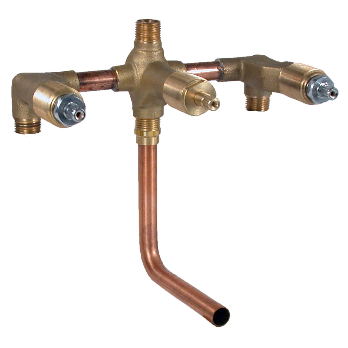 Bélanger 1960RW- 3 Handle Tub/Shower Rough-In Valve W/Ceramic Cartridges