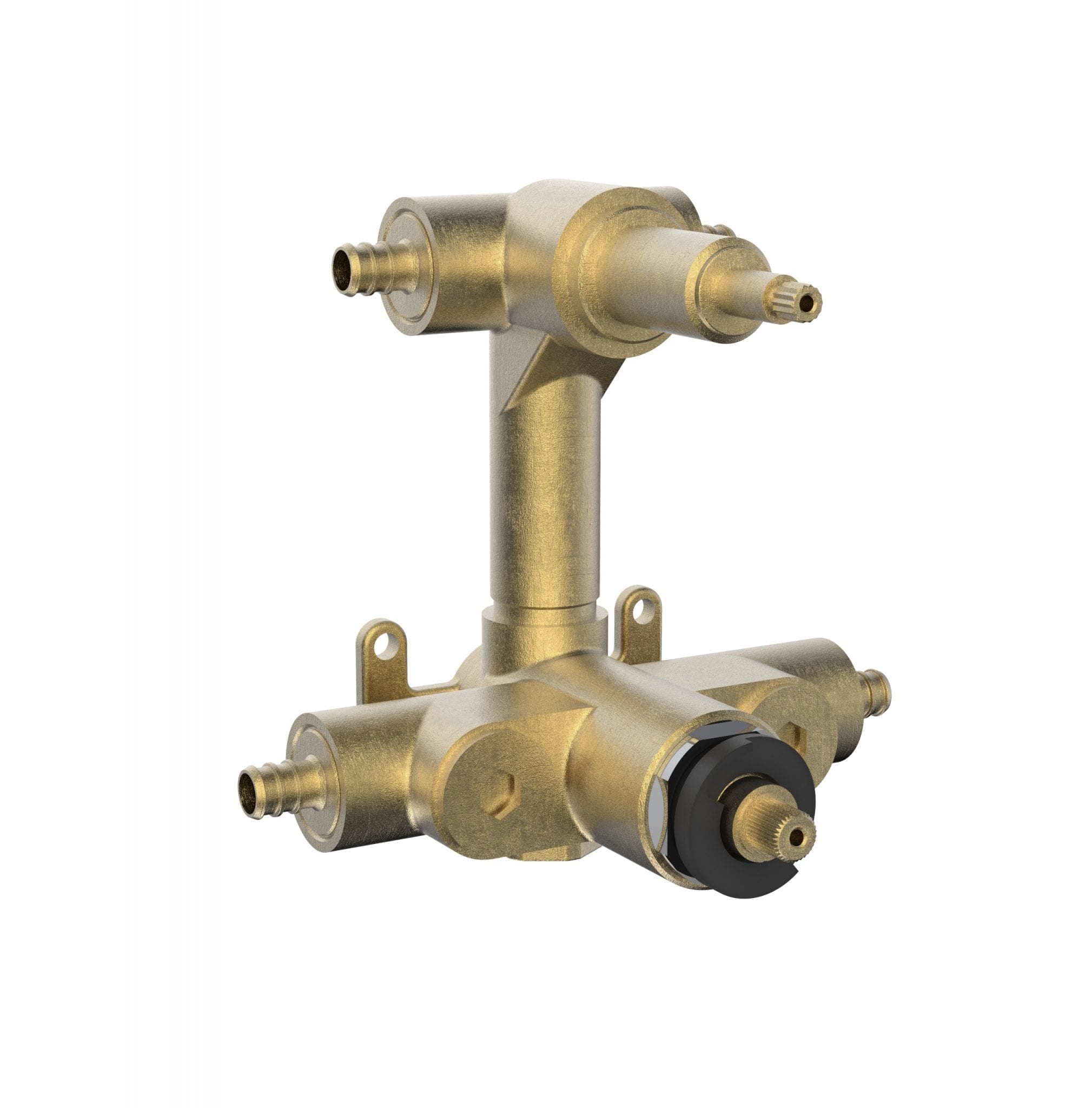 Bélanger 98TSR2PEX- 2-Way Diverter Thermo Valve Rough-In For Pex Connection W/Check Stops