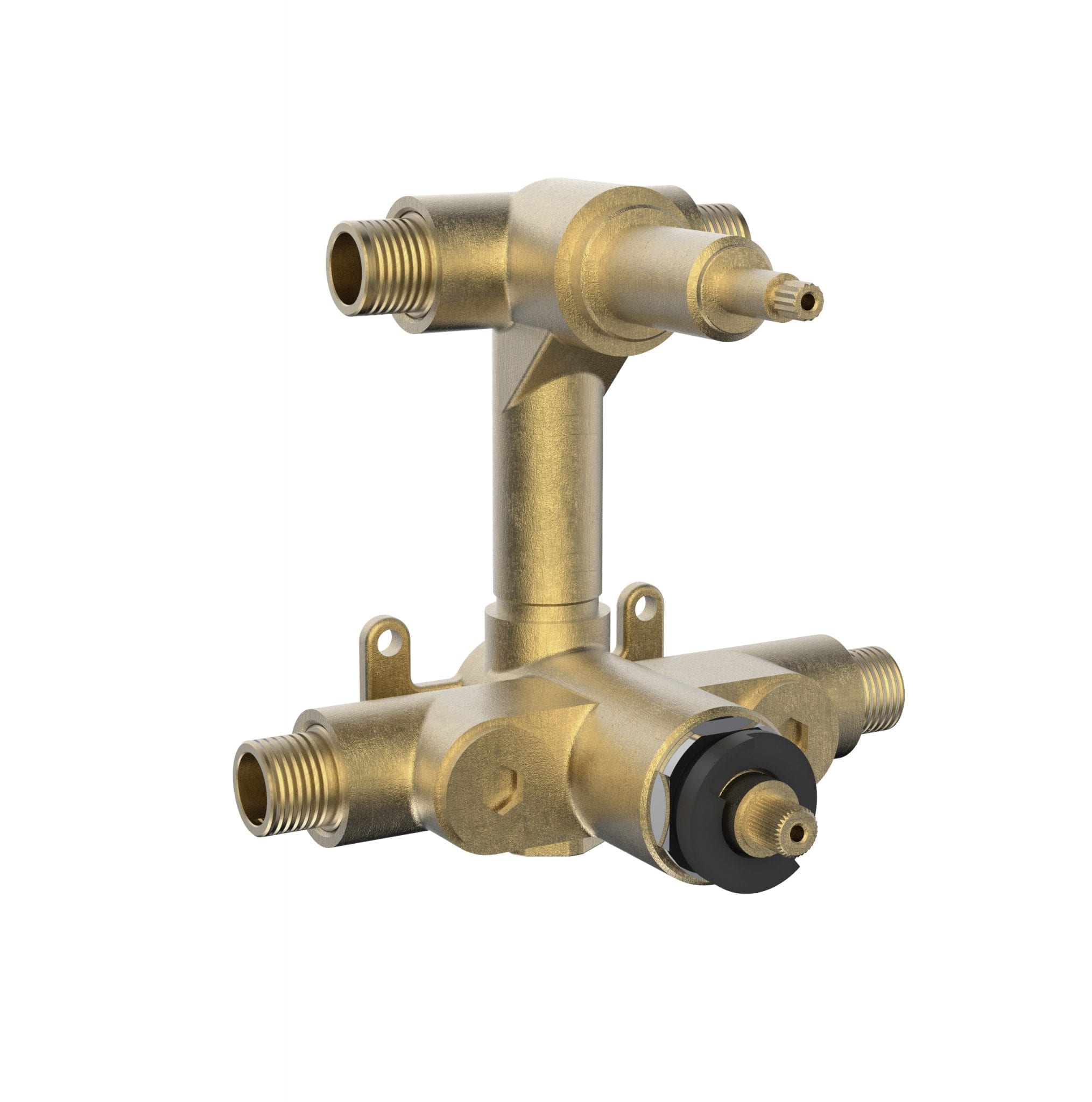 Bélanger 98TSR2- 2-Way Diverter Thermo Valve Rough-In For Copper Connection W/Check Stops