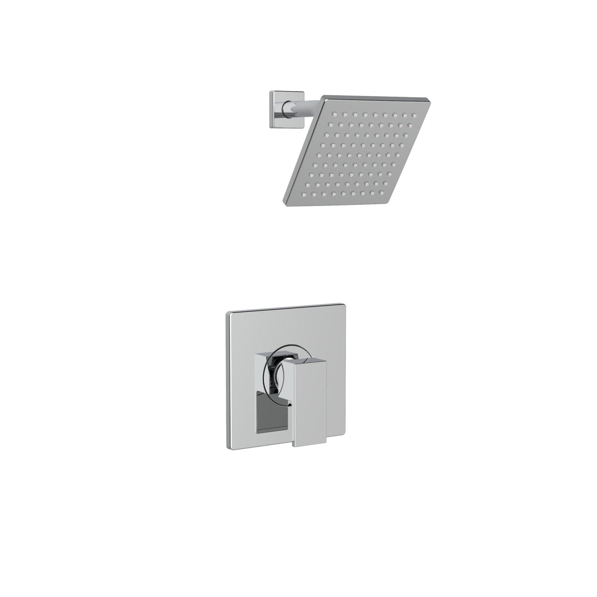 Bélanger AXO92VTCP2- Axo Shower Faucet Trim Kit W/Pb Valve Trim & Wm Rain Shower Head *Valve Required - FaucetExpress.ca