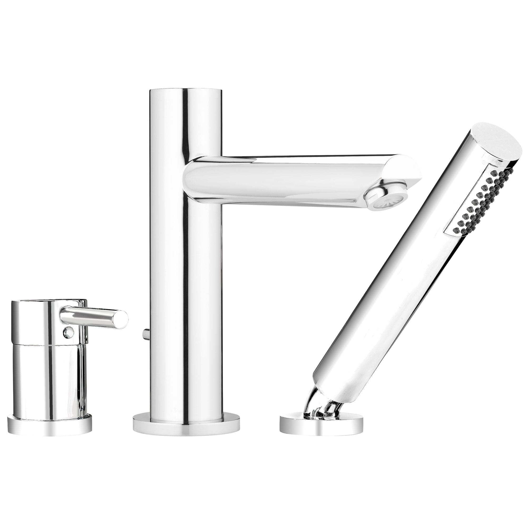 Bélanger MET43TCP- Metro 3 Hole Roman Bathtub Faucet Trim W/Integrated Diverter ** Valve Required