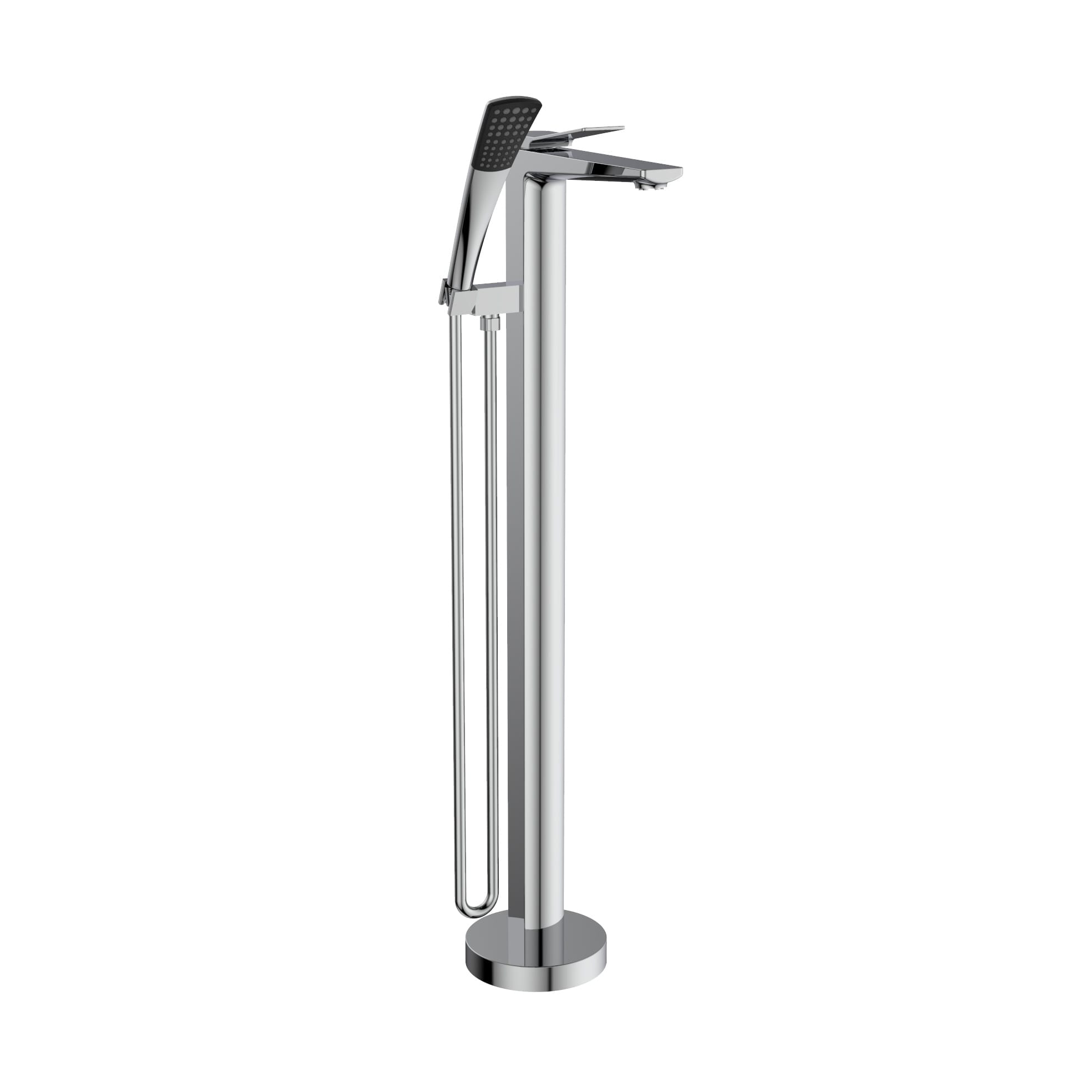 Bélanger VOL45CP- Volta Freestanding Tub Faucet With Hand Shower & Integrated Diverter