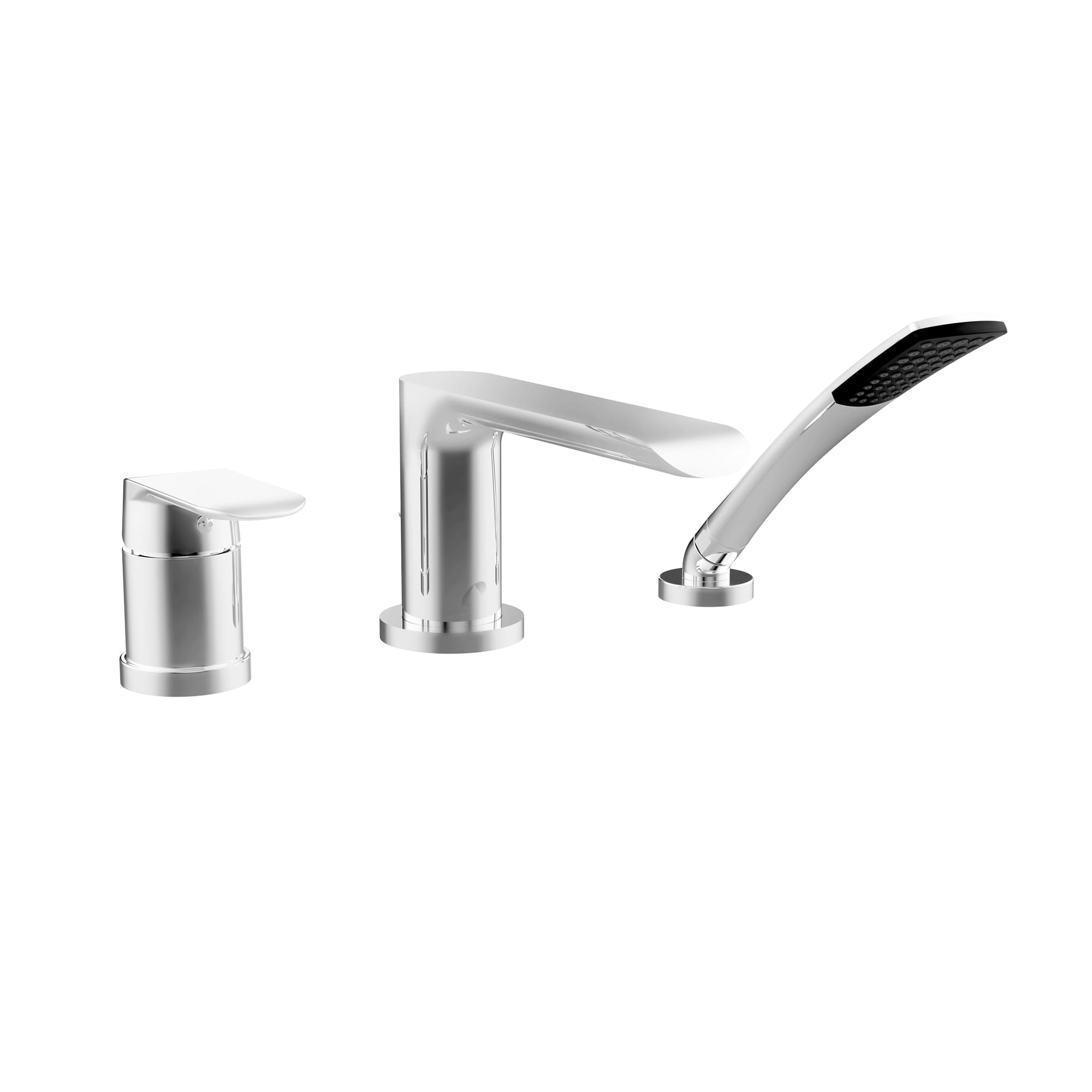 Bélanger KAR43TCP- Kara 3 Hole Roman Bathtub Faucet Trim W/Integrated Diverter ** Valve Required