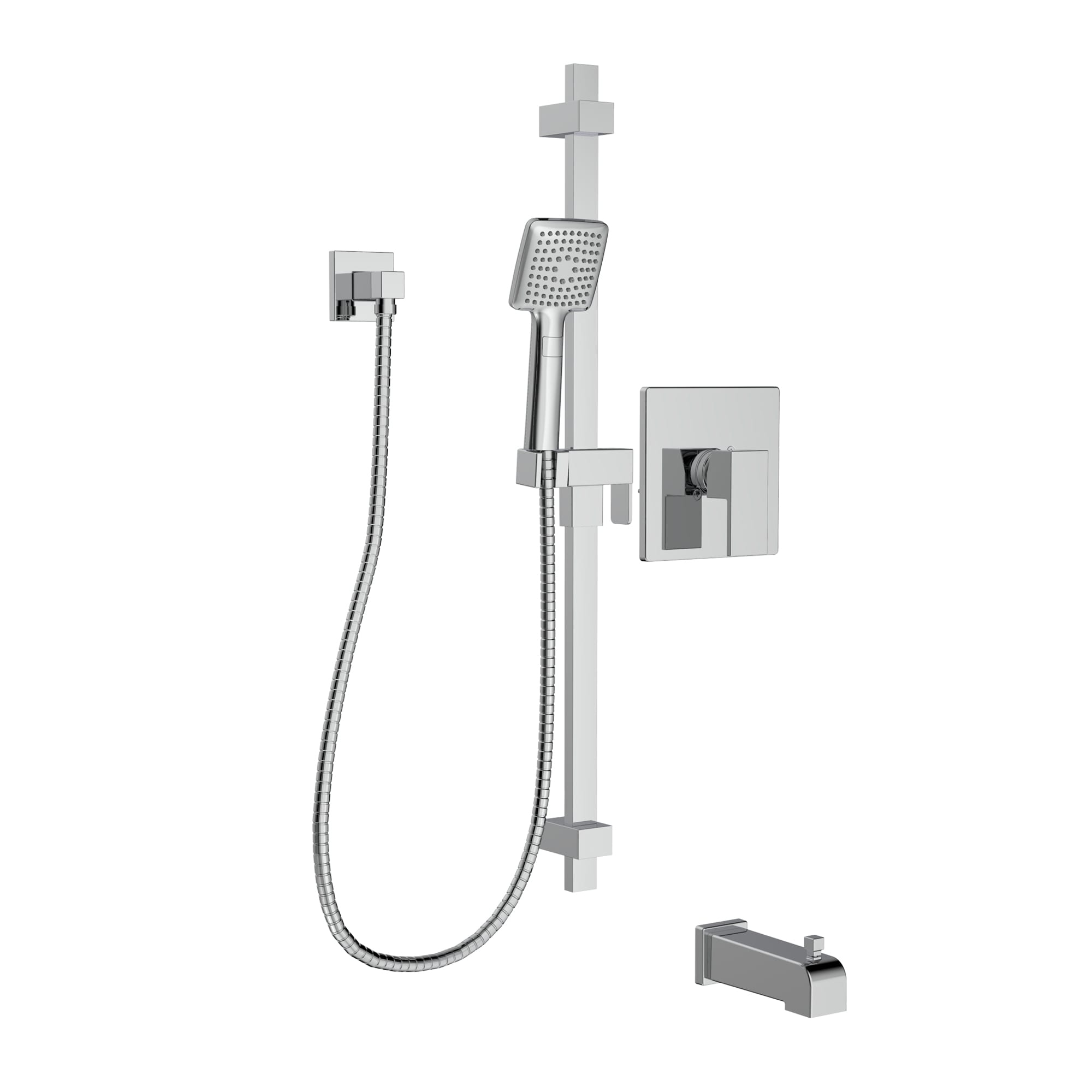 Bélanger KIT-AXO125TPVTCP- Axo Tub/Shower Faucet Trim Kit W/Pb Thermo Valve Trim, Diverter Spout & Hand Shower *Valve Required