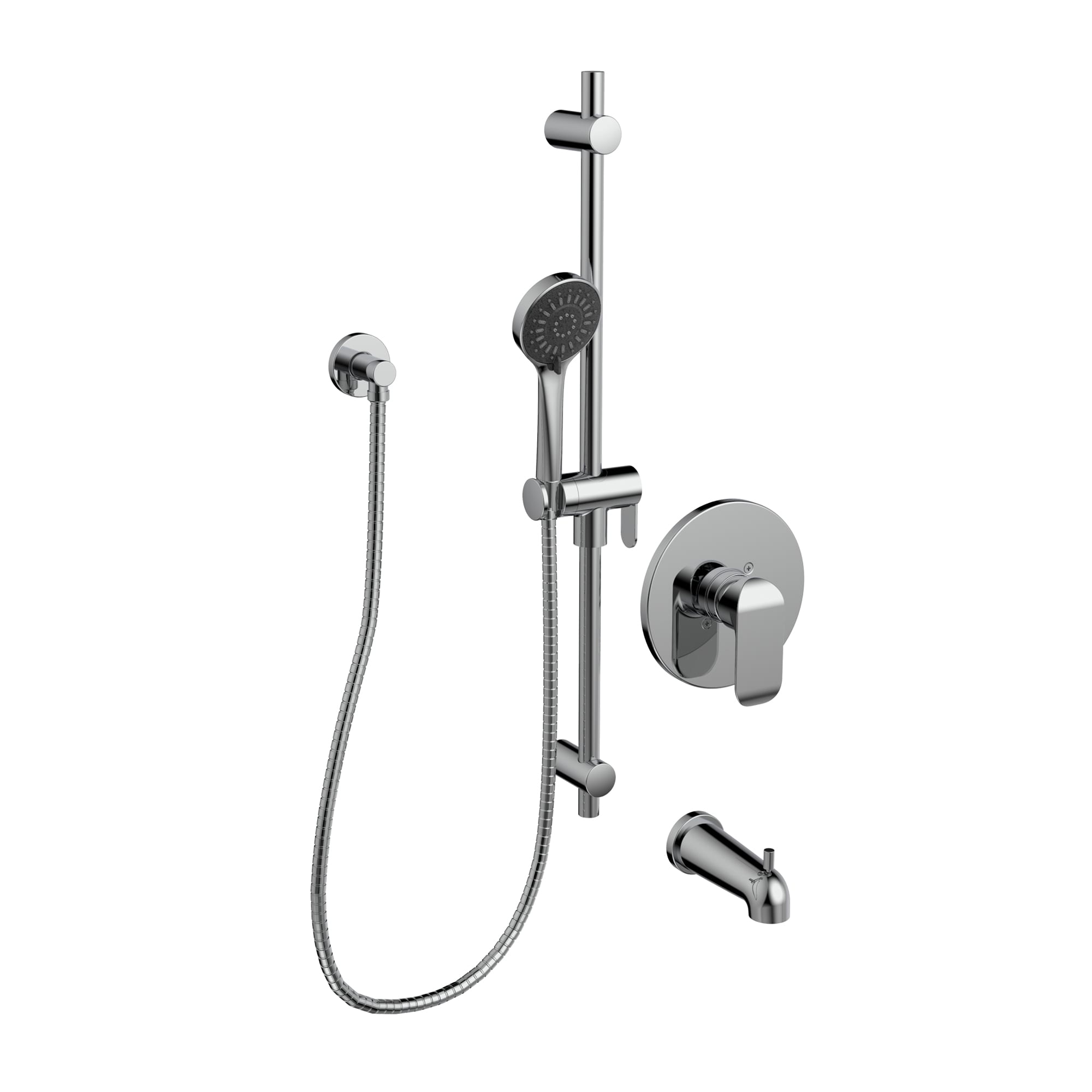 Bélanger KIT-KAR125TPVTCP- Kara Tub/Shower Faucet Trim Kit W/Pb Thermo Valve Trim, Diverter Spout & Hand Shower *Valve Required