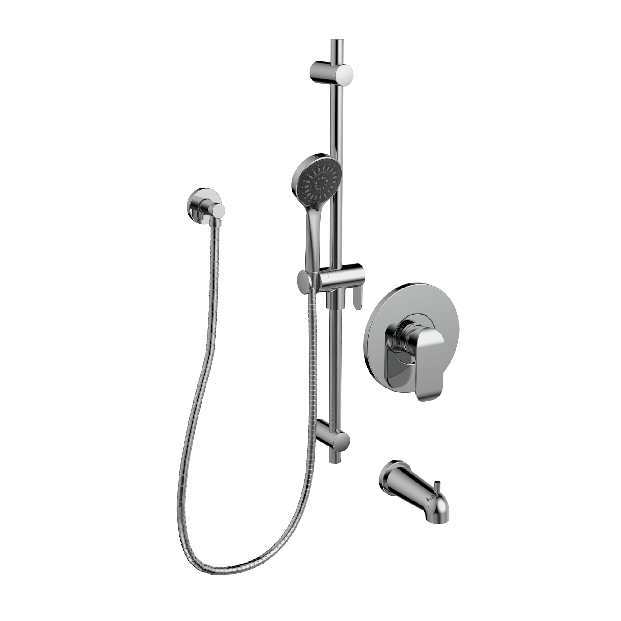 Bélanger KIT-KAR125VTCP- Kara Pb Tub/Shower Faucet Trim Kit W/Diverter Spout & Hand Shower *Valve Required