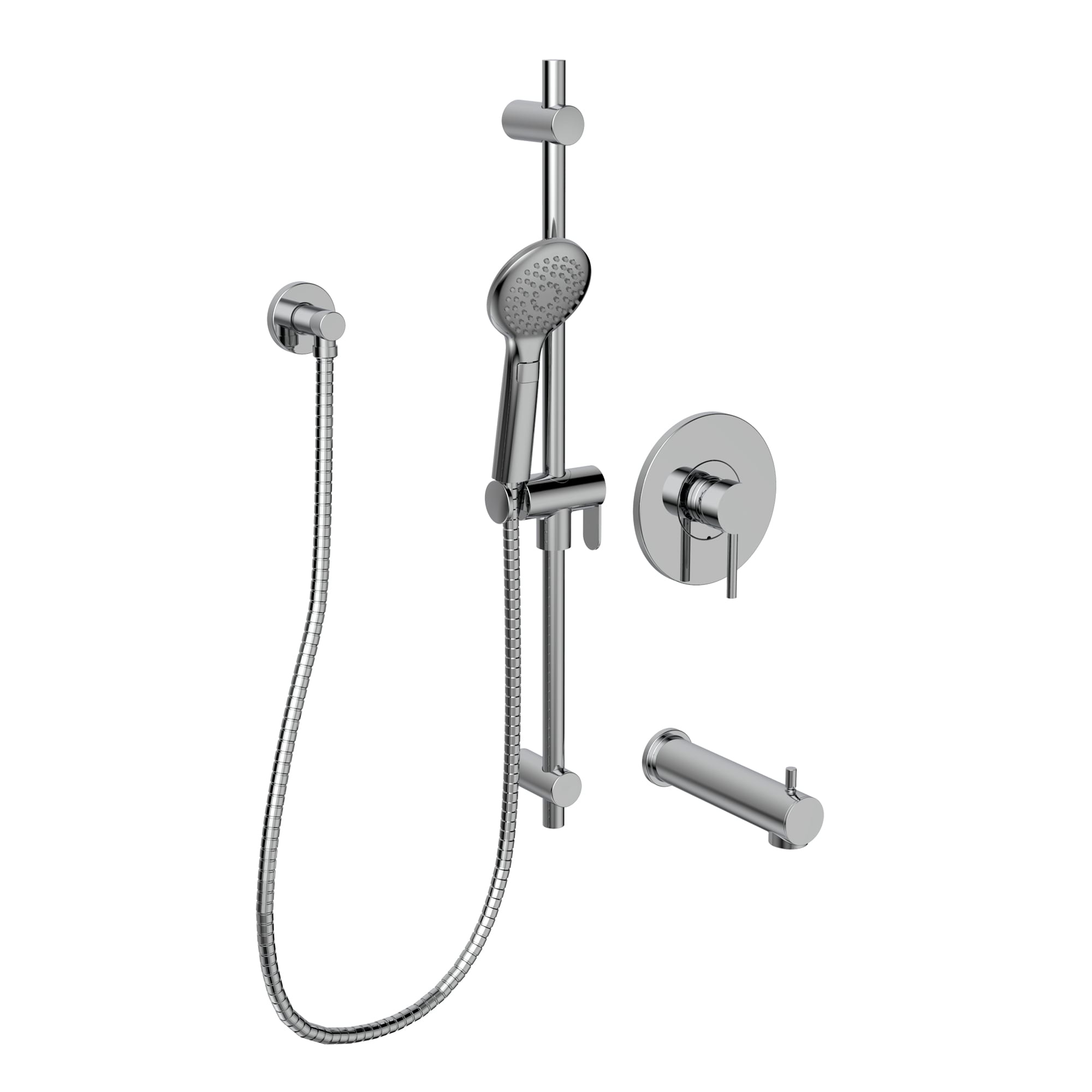 Bélanger KIT-SOU125VTCP- Source Pb Tub/Shower Faucet Trim Kit W/Diverter Spout & Hand Shower *Valve Required