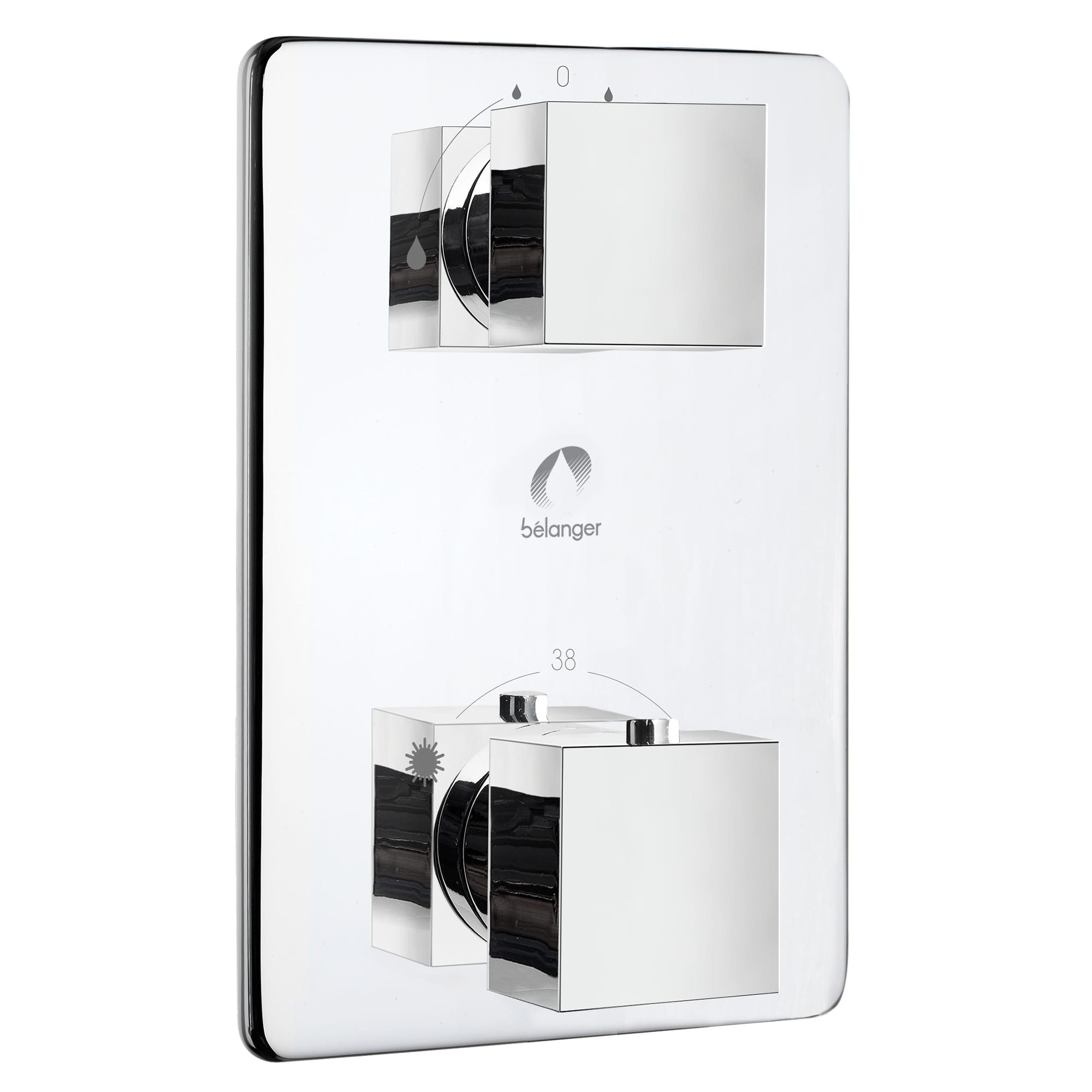 Bélanger MAX98TS2TCP- Axo Trim For Thermostatic 2-Way Diverter Valve *Valve Required