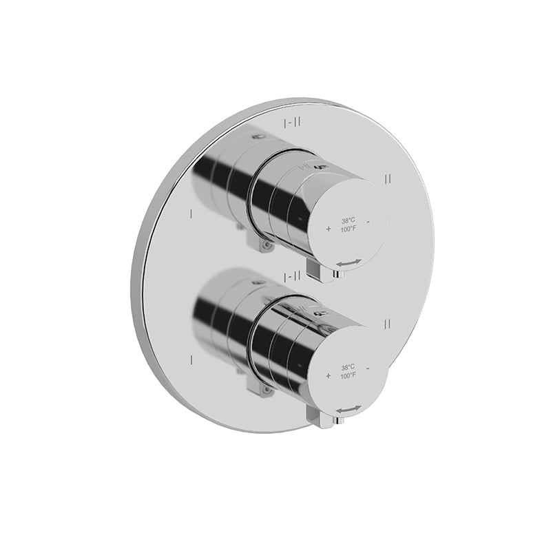 Riobel PXTM46C- 4-way Type T/P (thermostatic/pressure balance) ¾"coaxial complete valve | FaucetExpress.ca