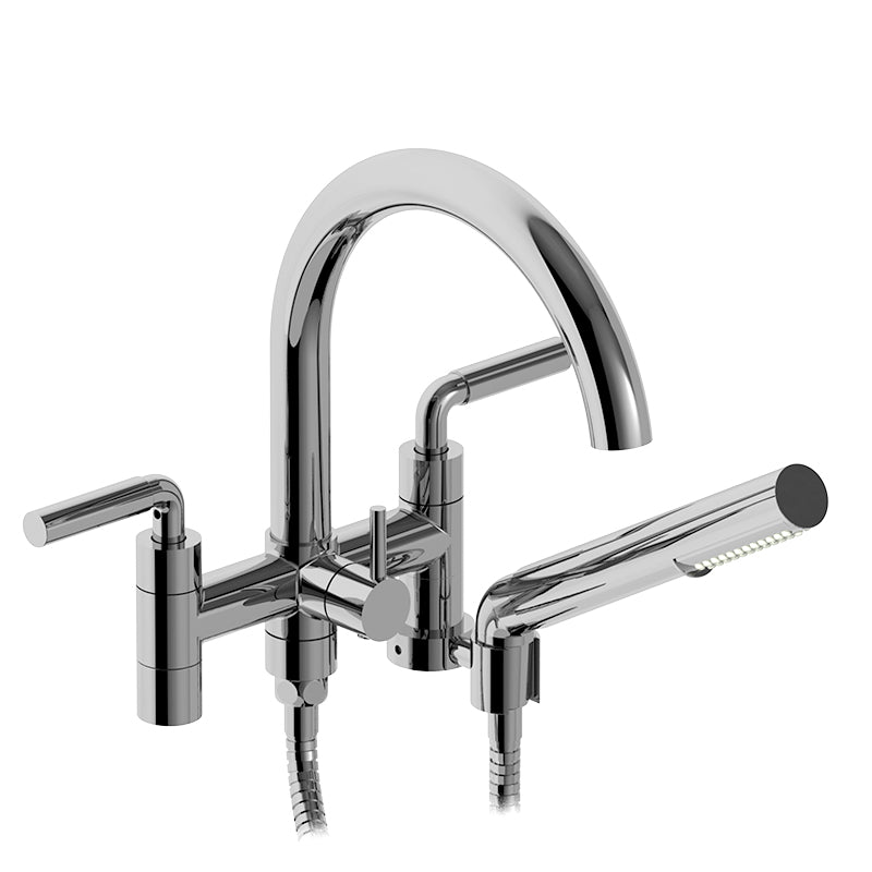Riobel RU06LC- 6" tub filler with hand shower | FaucetExpress.ca